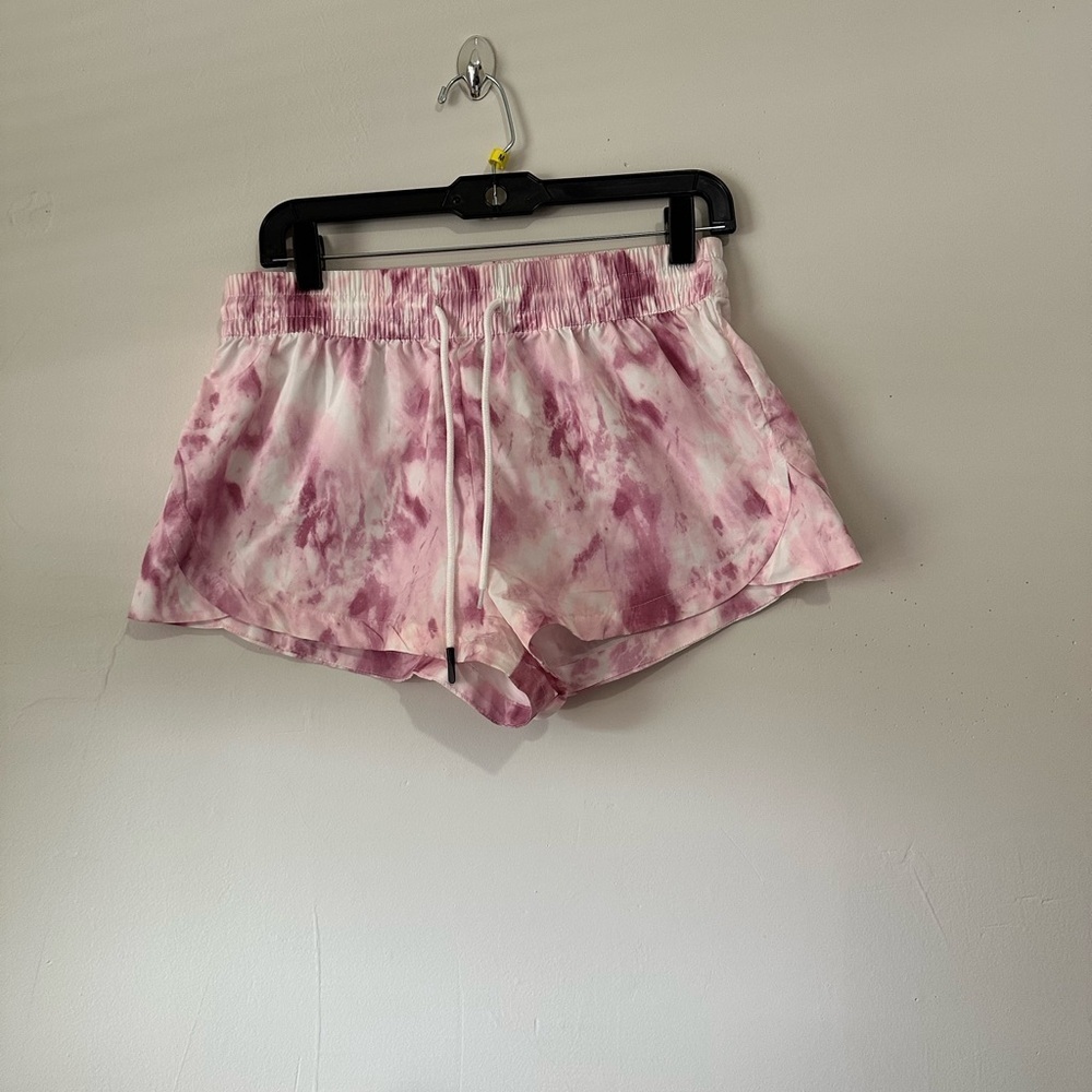 Forever 21 Pink Tie-Dye Athletic Shorts